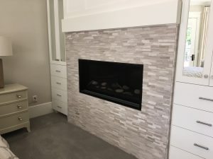 White Birch Honed 20 POH Master Bedroom Fireplace