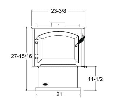Quadra-Fire 2100 Millennium Wood Stove - Hearth and Home Distributors of  Utah, LLC.
