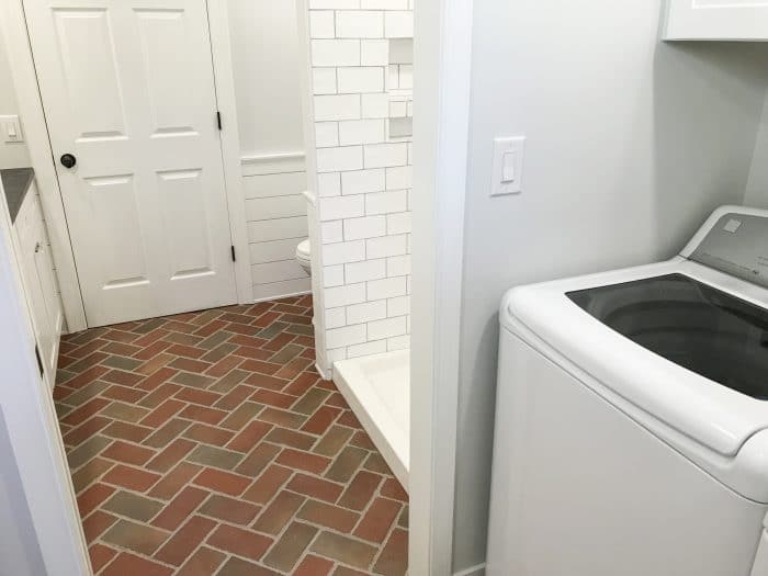 Mudrooms & Laundry Rooms: Brick Floor Pavers - Hearth and Home ...