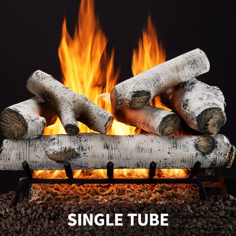 Woodland Birch Vented Gas Log Set